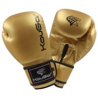 Перчатки боксерские KouGar KO600-6, 6oz, золото