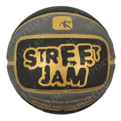 Баскетбольный мяч AND1 Street Jam (black/grey/gold)