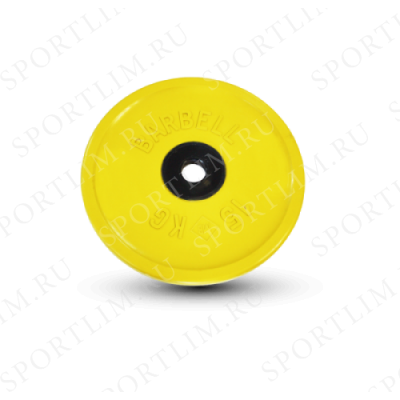 15 кг диск (блин) Евро-Классик (желтый)