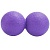 Массажер двойной мячик (фиолетовый) (ТПР) B32209